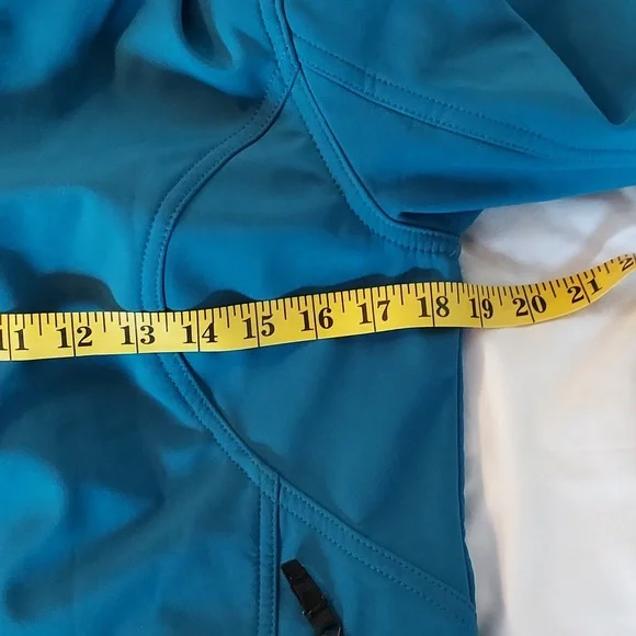 Eddie Bauer Women's Coat Teal Detachable Hood Fleece Lined Size MP - Picture 7 of 13